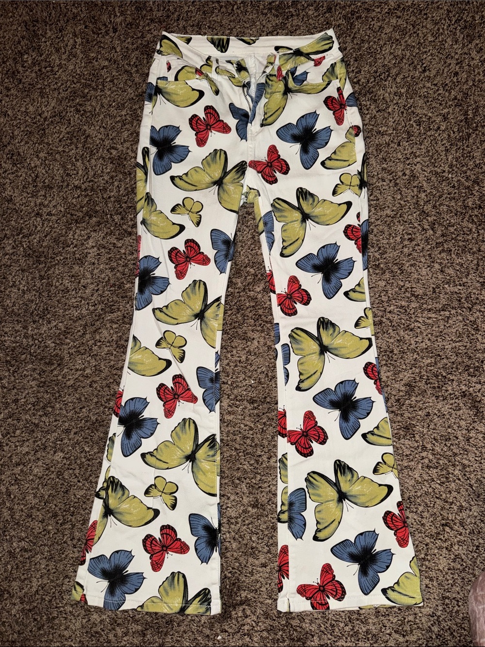 SHEIN Butterfly Jeans